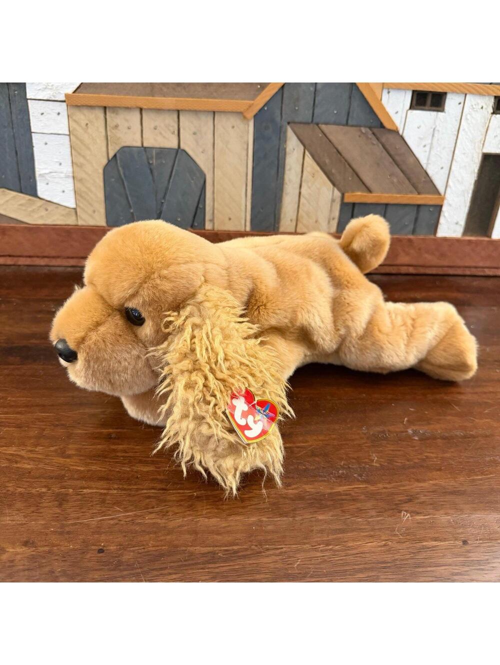 Ty Beanie Buddy Spunky‎ the Cocker Spaniel Soft Plush